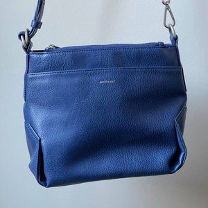 Matt&Nat Blue Crossbody Bag Handbag Vegan Leather
